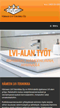 Mobile Screenshot of lvi-tekniikka.com